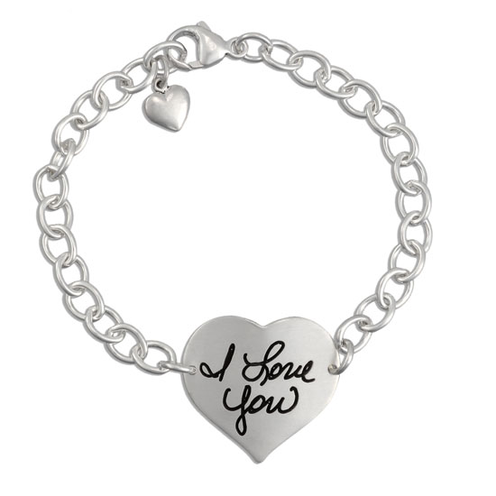 Sweet Heart Handwriting Bracelet